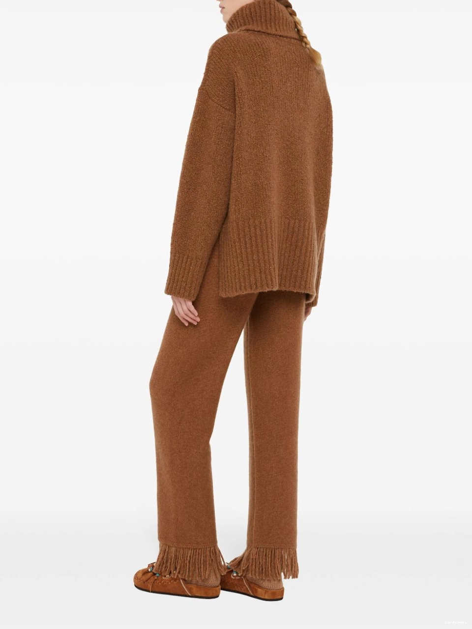 Cheap Women Alanui ribbed high-neck jumper 0706